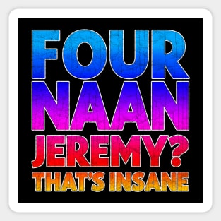 Four Naan // Peep Show fan Design Sticker